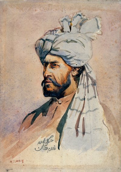 Soldier of the Kurram Militia, Out of Uniform, Illustration for 